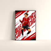Alejandro Garnacho – Manchester United Star Poster